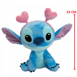 LILO & STITCH - STITCH WITH LOVE HEADBAND - BIG PLUSH (25CM)