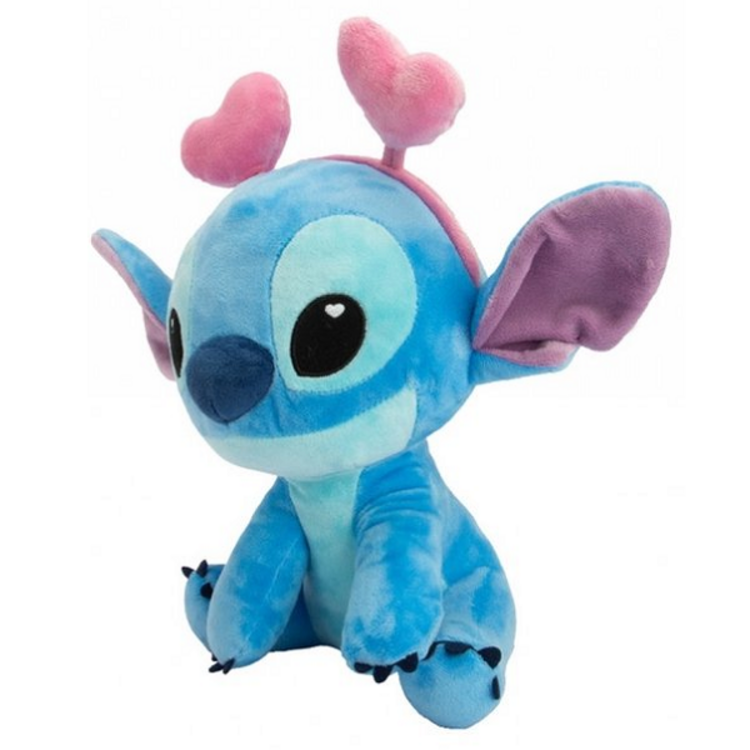 LILO & STITCH - STITCH WITH LOVE HEADBAND - BIG PLUSH (25CM)