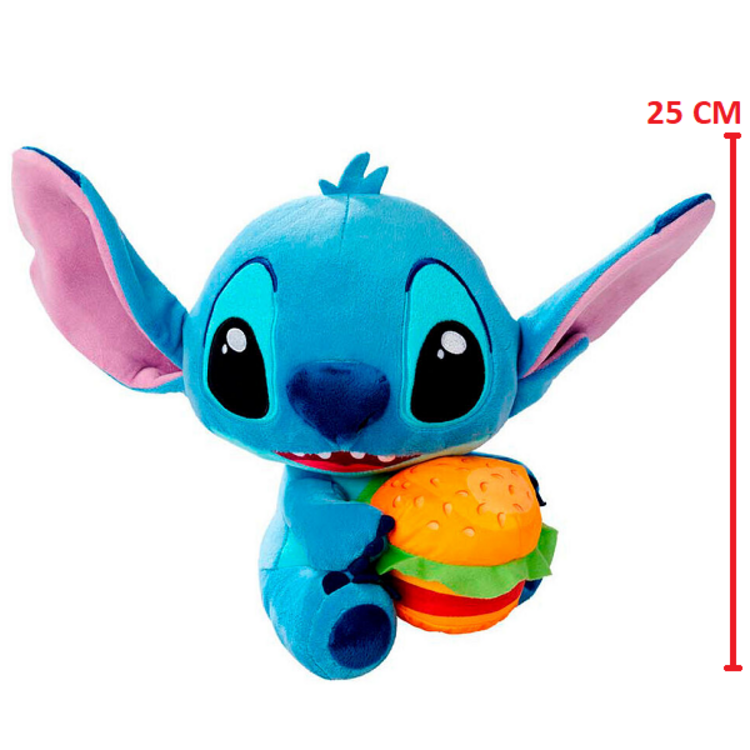 LILO & STITCH - STITCH WITH BURGER - BIG PLUSH (25CM)