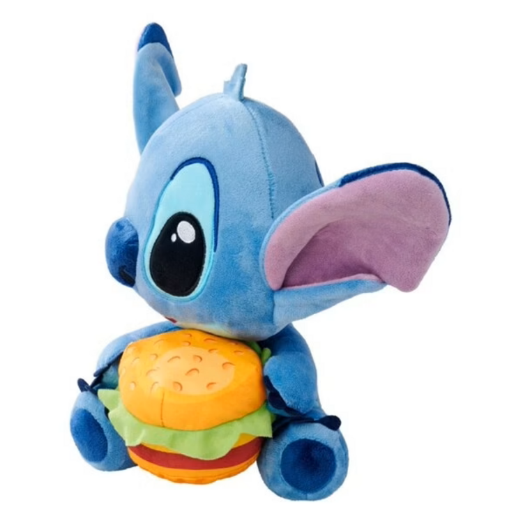LILO & STITCH - STITCH WITH BURGER - BIG PLUSH (25CM)