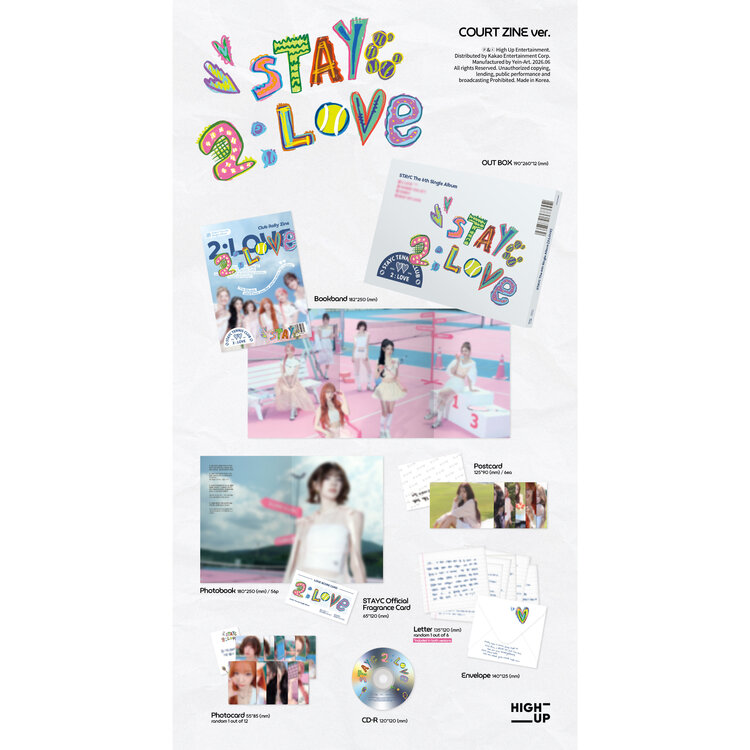 [PREORDER] STAYC (스테이씨) - [2 : LOVE]  - THE 6TH SINGLE ALBUM