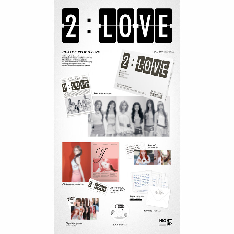 [PREORDER] STAYC (스테이씨) - [2 : LOVE]  - THE 6TH SINGLE ALBUM