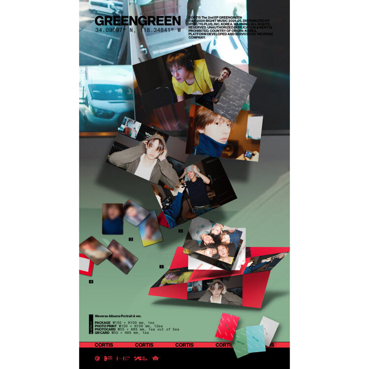 CORTIS (코르티스) - GREENGREEN - [WEVERSE ALBUM] - 2ND EP