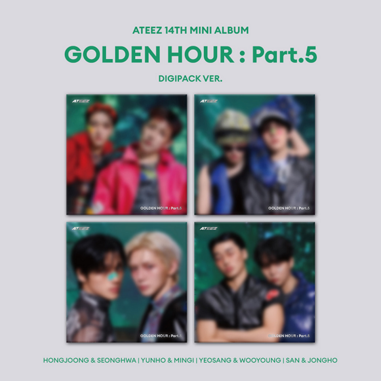 [PREORDER] ATEEZ (에이티즈) - GOLDEN HOUR PART.5 - [UNIT DIGIPACK] - 14TH MINI ALBUM