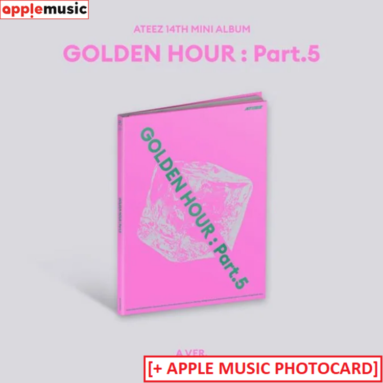 [PREORDER] ATEEZ (에이티즈) - GOLDEN HOUR PART.5 - 14TH MINI ALBUM + [APPLE MUSIC PHOTOCARD]