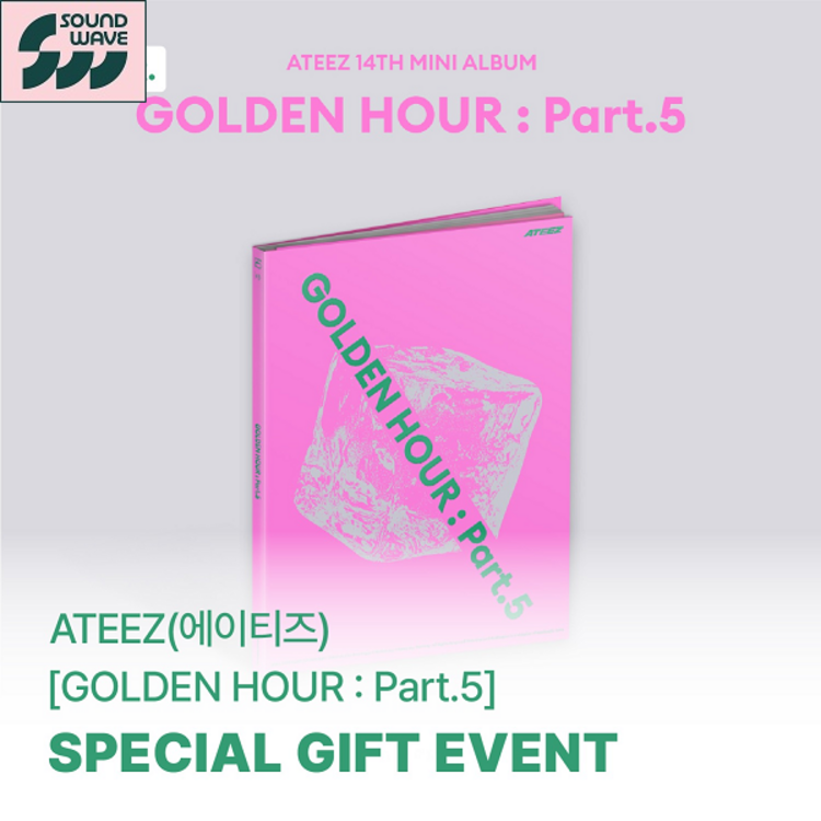 [PREORDER] ATEEZ (에이티즈) - GOLDEN HOUR PART.5 - 14TH MINI ALBUM + [SW PHOTOCARD]