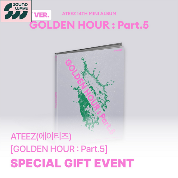 [PREORDER] ATEEZ (에이티즈) - GOLDEN HOUR PART.5 - 14TH MINI ALBUM + [SW PHOTOCARD]