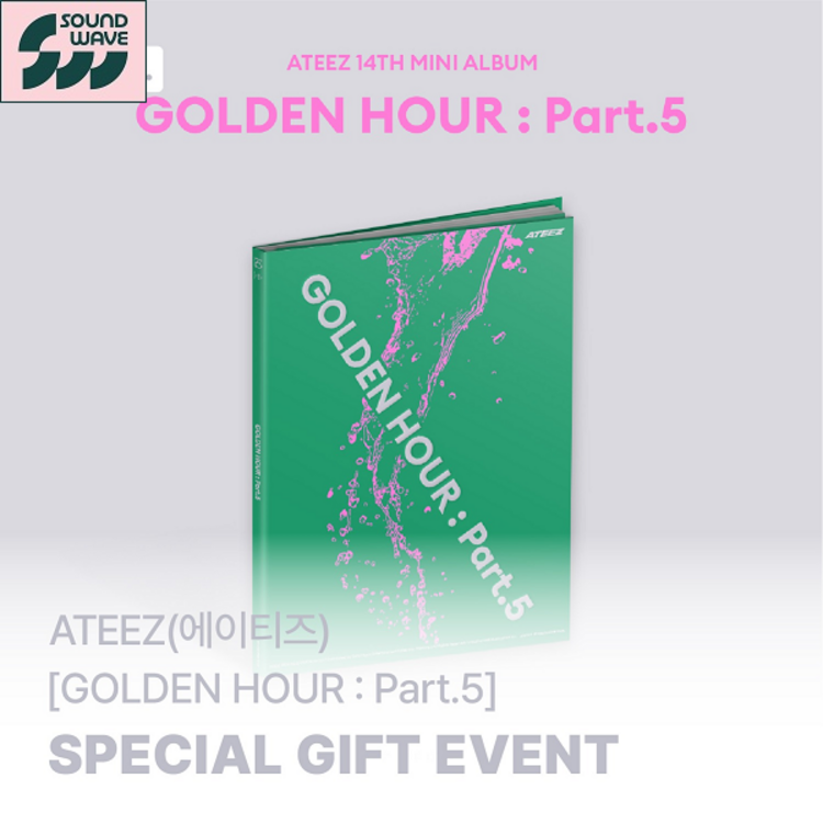 [PREORDER] ATEEZ (에이티즈) - GOLDEN HOUR PART.5 - 14TH MINI ALBUM + [SW PHOTOCARD]