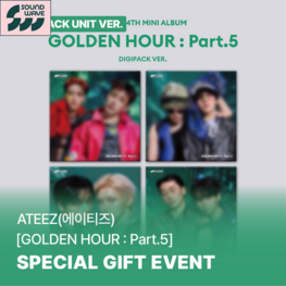 [PREORDER] ATEEZ (에이티즈) - GOLDEN HOUR PART.5 - [UNIT DIGIPACK] - 14TH MINI ALBUM + [SW PHOTOCARD]