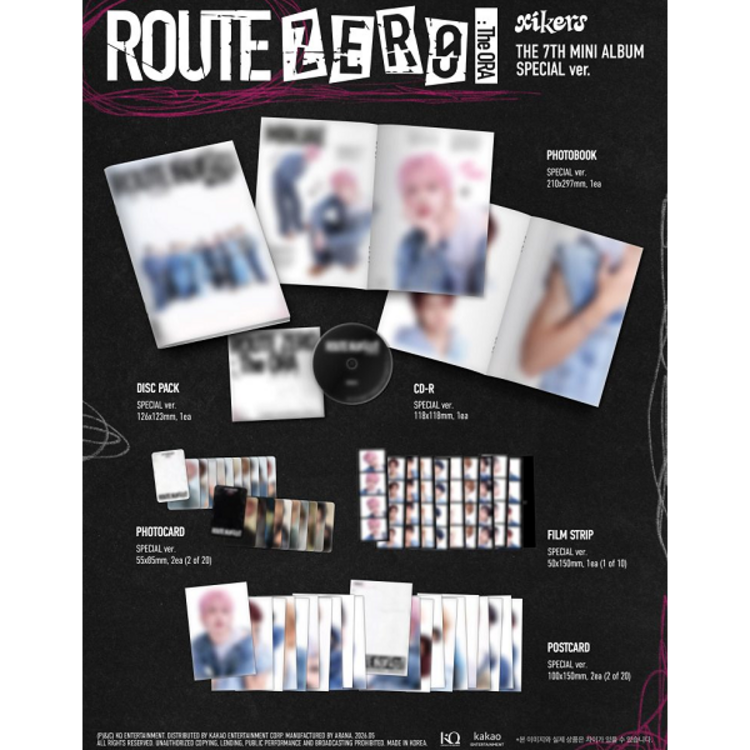 XIKERS (싸이커스) - ROUTE ZERO : THE ORA - [SPECIAL VER.] - 7TH MINI ALBUM
