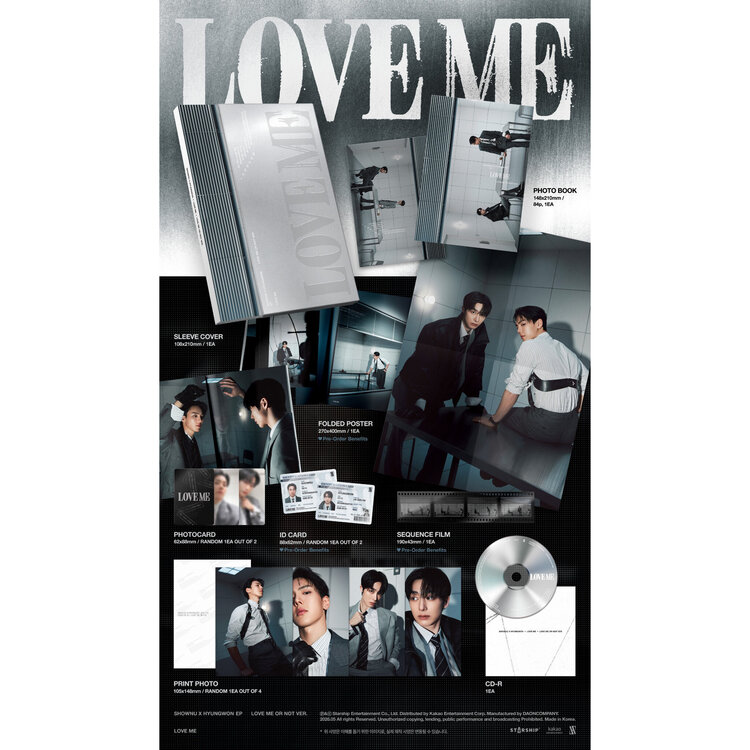 SHOWNU X HYUNGWON [MONSTA X] - LOVE ME - [LOVE ME OR NOT VER.] - EP