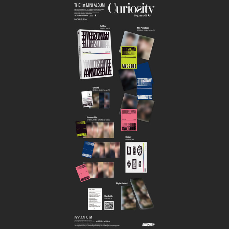 AND2BLE (앤더블) - SEQUENCE 01 : CURIOSITY - [POCA ALBUM] - 1ST MINI ALBUM