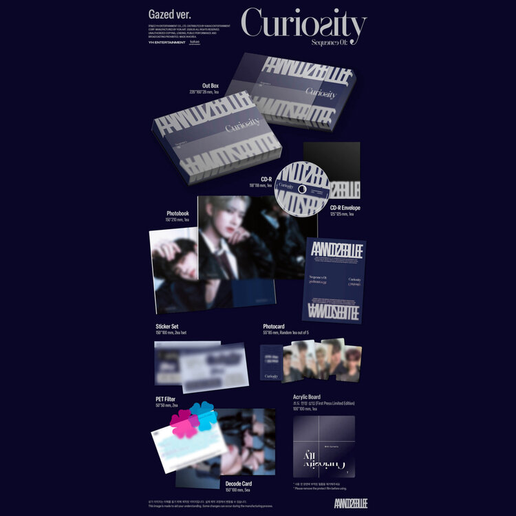AND2BLE (앤더블) - SEQUENCE 01 : CURIOSITY - 1ST MINI ALBUM