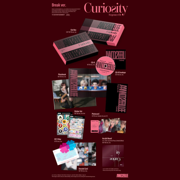 AND2BLE (앤더블) - SEQUENCE 01 : CURIOSITY - 1ST MINI ALBUM