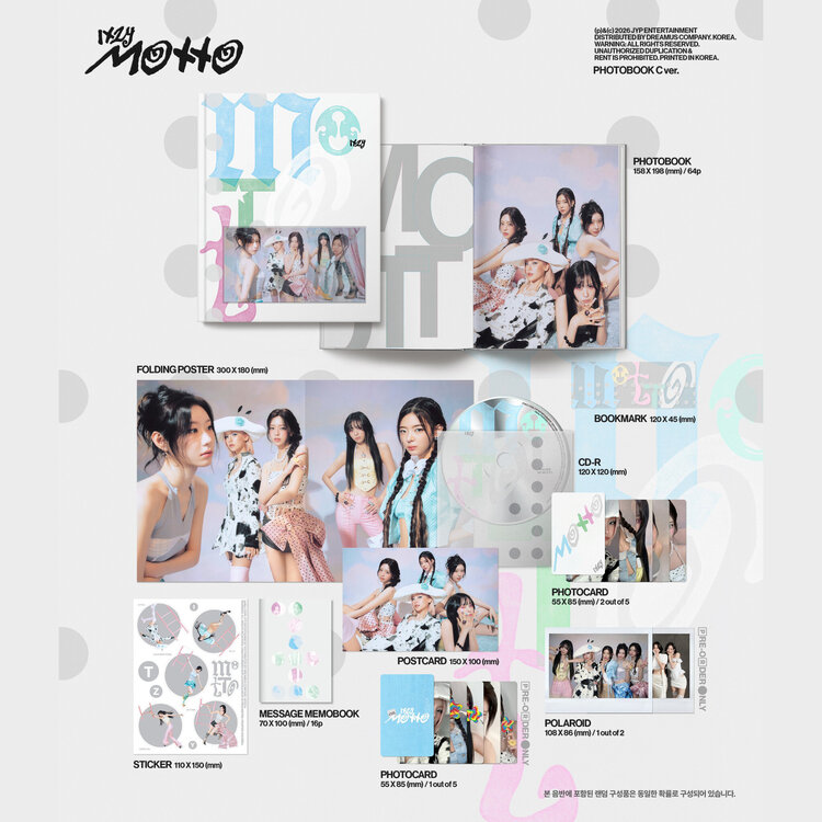 EMMA ITZY (있지) - MOTTO - [PHOTOBOOK VER.] - 12TH MINI ALBUM + [APPLE MUSIC PHOTOCARD]