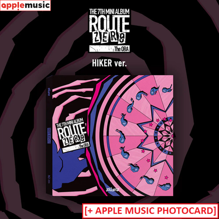 XIKERS (싸이커스) - ROUTE ZERO : THE ORA - 7TH MINI ALBUM + [APPLE MUSIC PHOTOCARD]