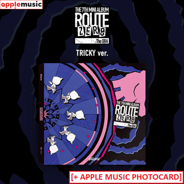 XIKERS (싸이커스) - ROUTE ZERO : THE ORA - 7TH MINI ALBUM + [APPLE MUSIC PHOTOCARD]
