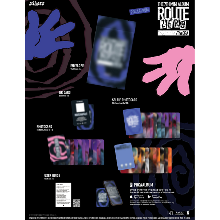 XIKERS (싸이커스) - ROUTE ZERO : THE ORA - [POCA ALBUM] - 7TH MINI ALBUM