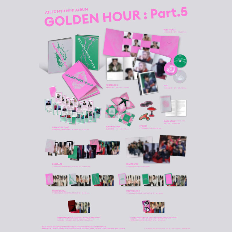 [PREORDER] ATEEZ - GOLDEN HOUR PART.5 - [POP-UP EXCLUSIVE]