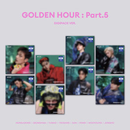 [PREORDER] ATEEZ - GOLDEN HOUR PART.5 (DIGIPACK VER.) - [POP-UP EXCLUSIVE]