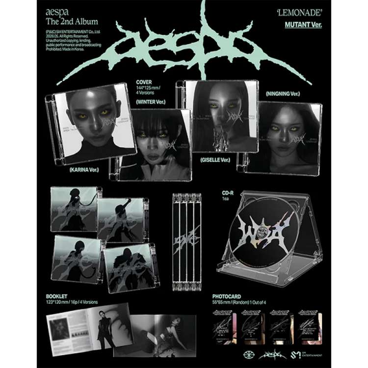 AESPA (에스파) - LEMONADE - [MUTANT VER.] - 2ND ALBUM