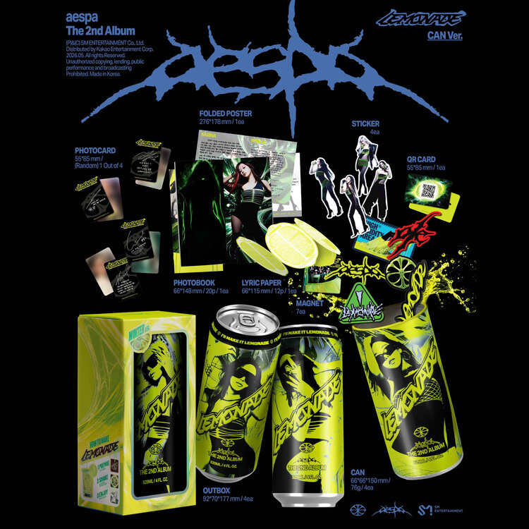 AESPA (에스파) - LEMONADE - [CAN VER.] - 2ND ALBUM