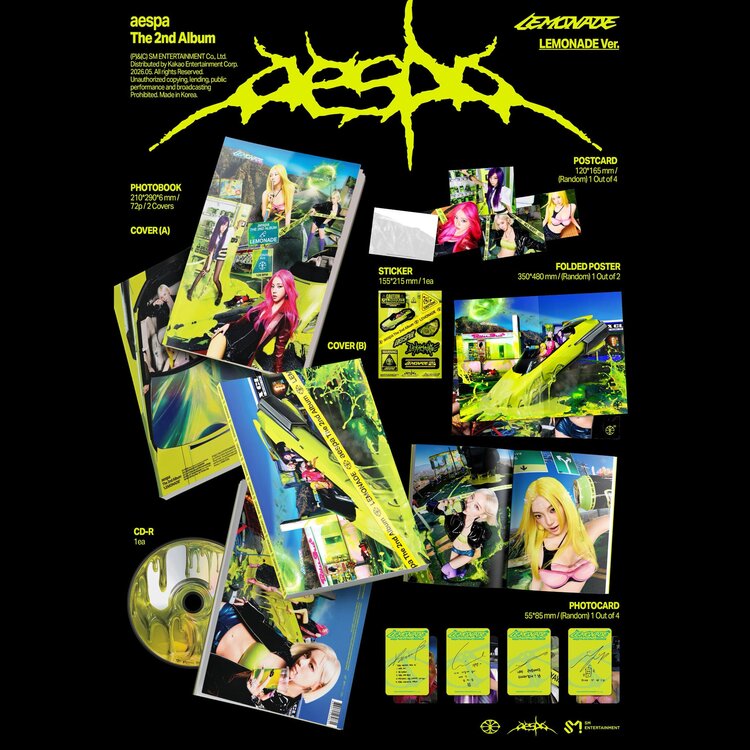 AESPA (에스파) - LEMONADE - [LEMONADE VER.] - 2ND ALBUM