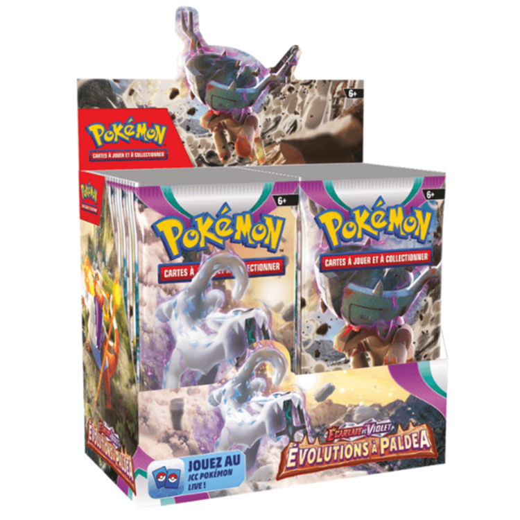 POKEMON TCG - DISPLAY "EVOLUTIONS A PALDEA" [EV02] (FR)