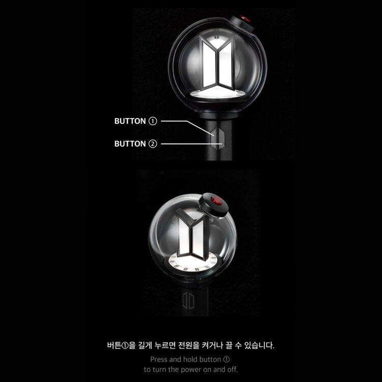 [PREORDER] BTS (방탄소년단) - OFFICIAL LIGHT STICK KEYRING [VER. 4]