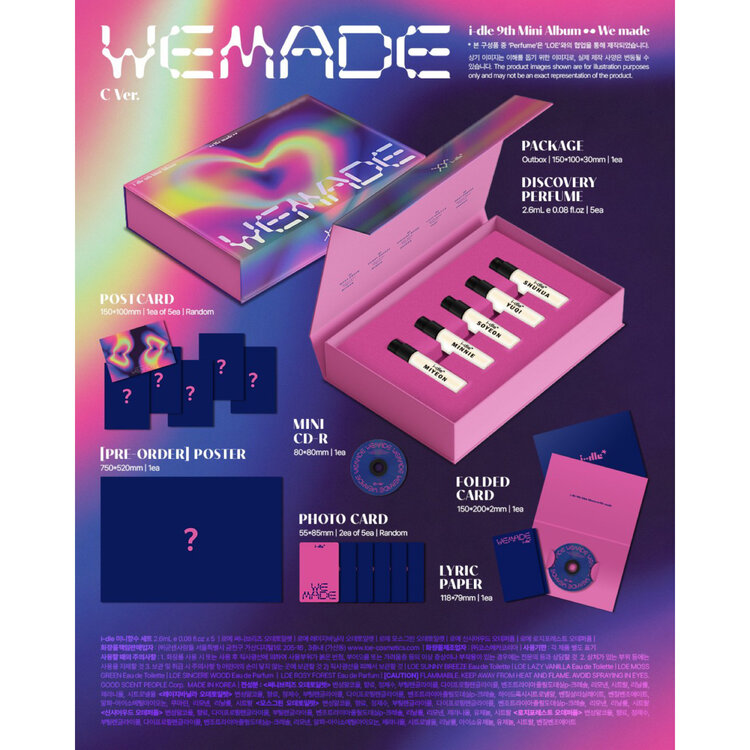 [PREORDER] I-DLE (아이들) - WE MADE - [C VER.] - 9TH MINI ALBUM