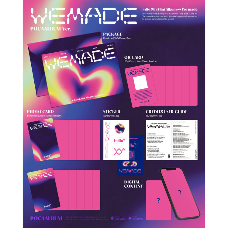 [PREORDER] I-DLE (아이들) - WE MADE - [POCA ALBUM] - 9TH MINI ALBUM