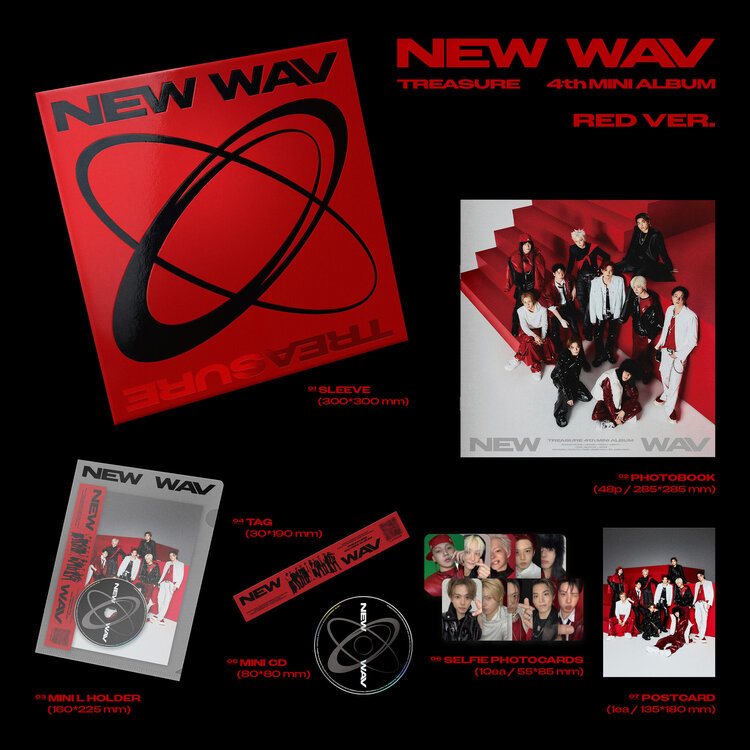TREASURE (트레저) - NEW WAV - 4TH MINI ALBUM