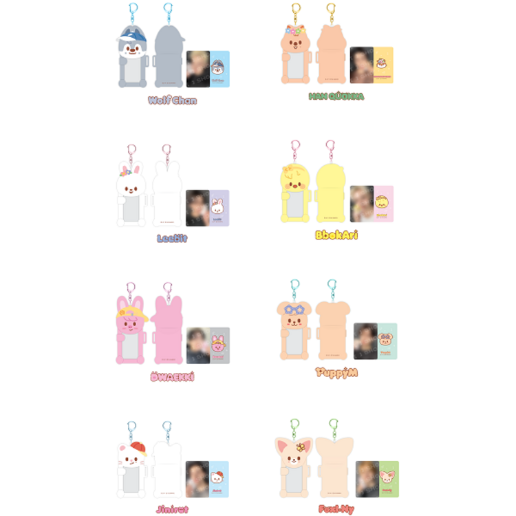 [PREORDER] STRAY KIDS (스트레이 키즈) - [SKZOO X SANRIO CHARACTERS] CONNECTING PHOTOCARD HOLDER