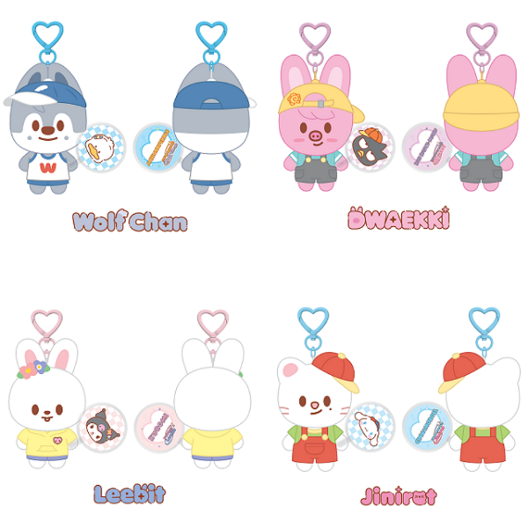 [PREORDER] STRAY KIDS (스트레이 키즈) - [SKZOO X SANRIO CHARACTERS] 10CM PLUSH MINI PICKET VER.