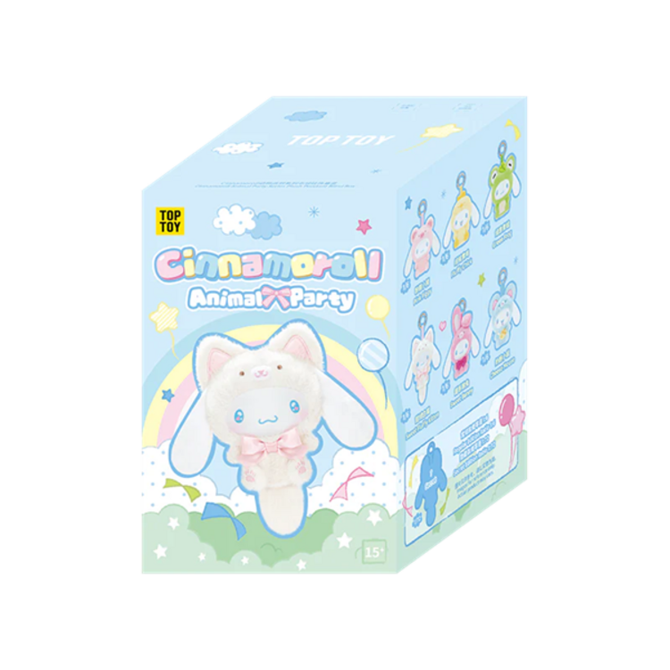 TOP TOY - CINNAMOROLL [ANIMAL PARTY] - PLUSH BLINDBOX