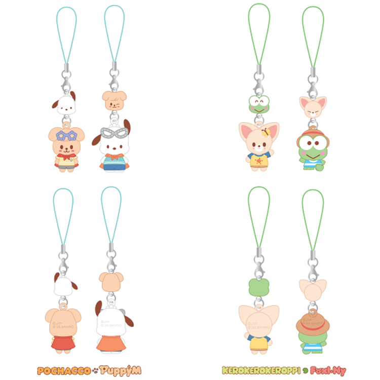 [PREORDER] STRAY KIDS (스트레이 키즈) - [SKZOO X SANRIO CHARACTERS] MINI FIGURE COUPLE KEYRING