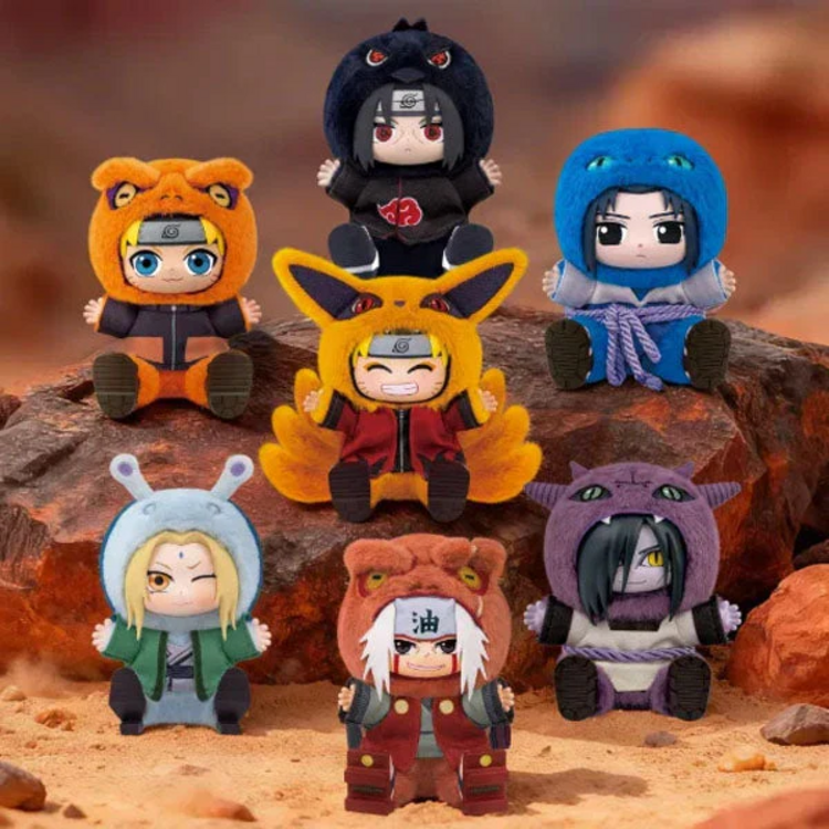 EAKI -  NARUTO SHIPPUDEN [BEAST PARTY SERIES 2] - PLUSH KEYCHAIN BLINDBOX