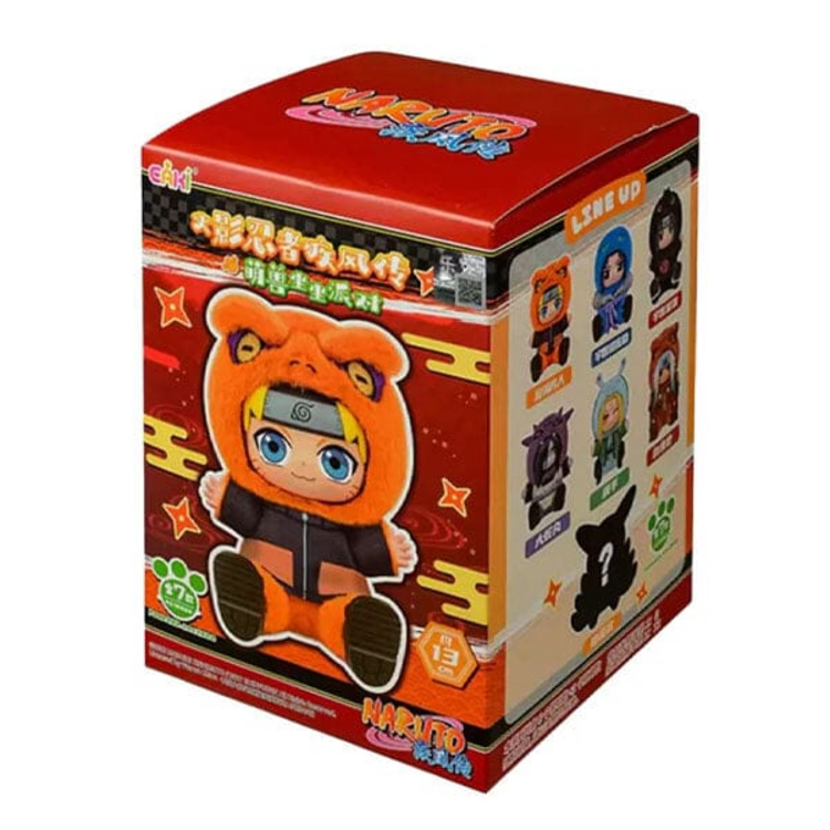 EAKI -  NARUTO SHIPPUDEN [BEAST PARTY SERIES 2] - PLUSH KEYCHAIN BLINDBOX