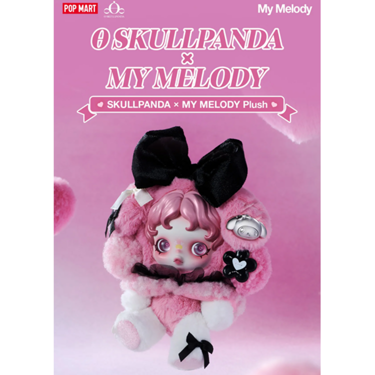 POP MART POP MART - SKULLPANDA X MY MELODY PLUSH