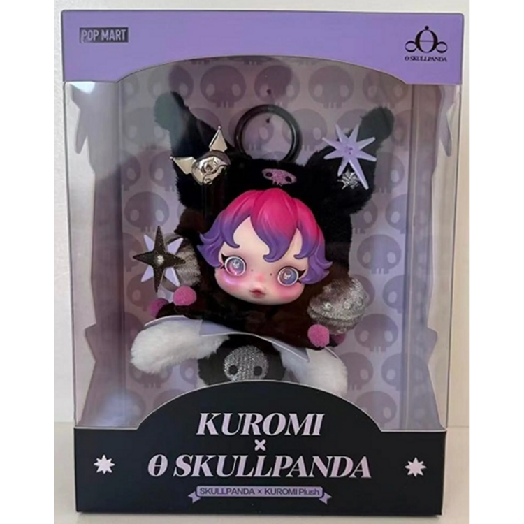 POP MART POP MART - SKULLPANDA X KUROMI PLUSH