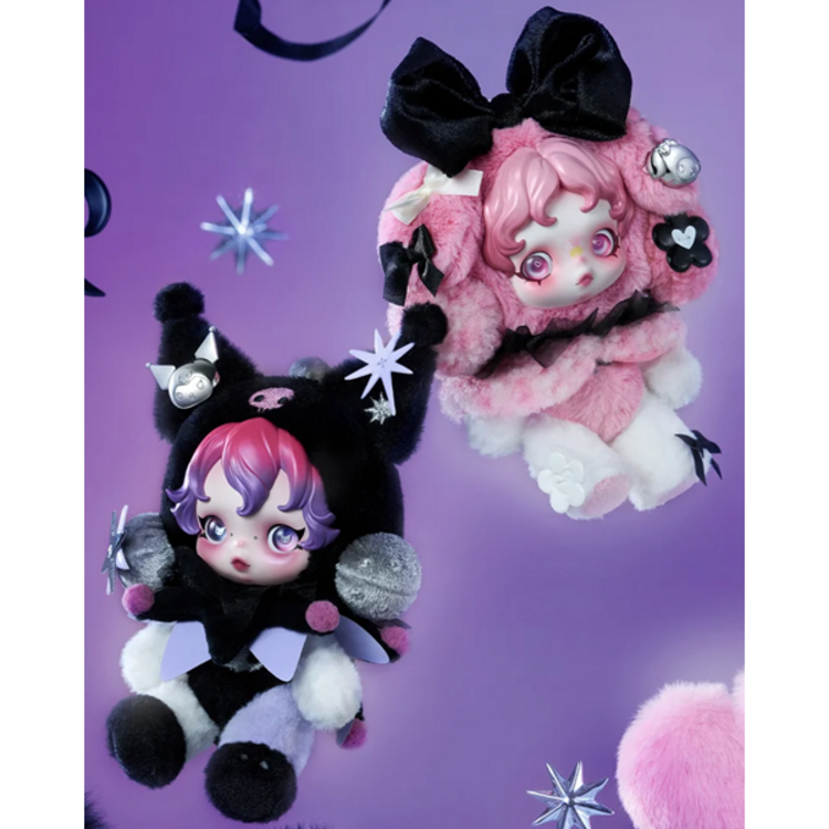 POP MART POP MART - SKULLPANDA X KUROMI PLUSH