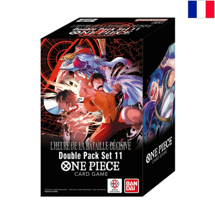 BANDAI ONE PIECE TCG - DOUBLE PACK SET 11 [DP11] "L'HEURE DE LA BATAILE DECISIVE" (FR)