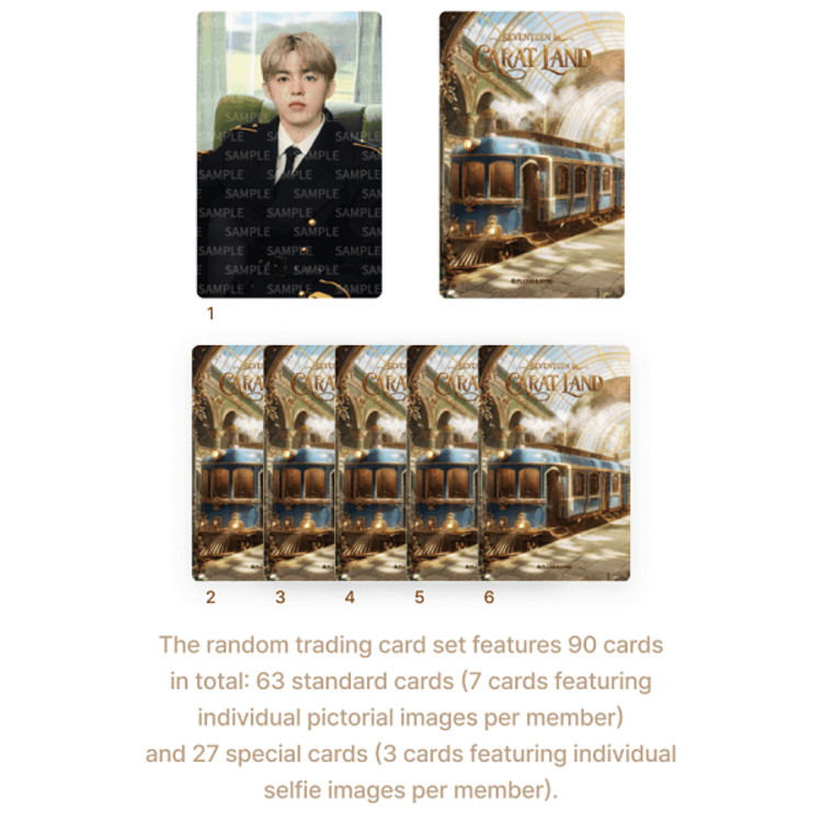 [PREORDER] SEVENTEEN (세븐틴) - 2024 SVT 10TH FAN MEETING [SEVENTEEN IN CARAT LAND] TRADING CARD SET