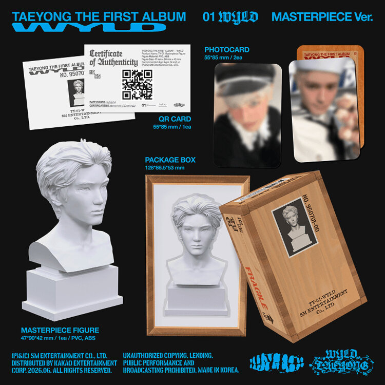 TAEYONG (이태용) [NCT] - WYLD - [LIMITED / MASTERPIECE VER.] - THE 1ST ALBUM