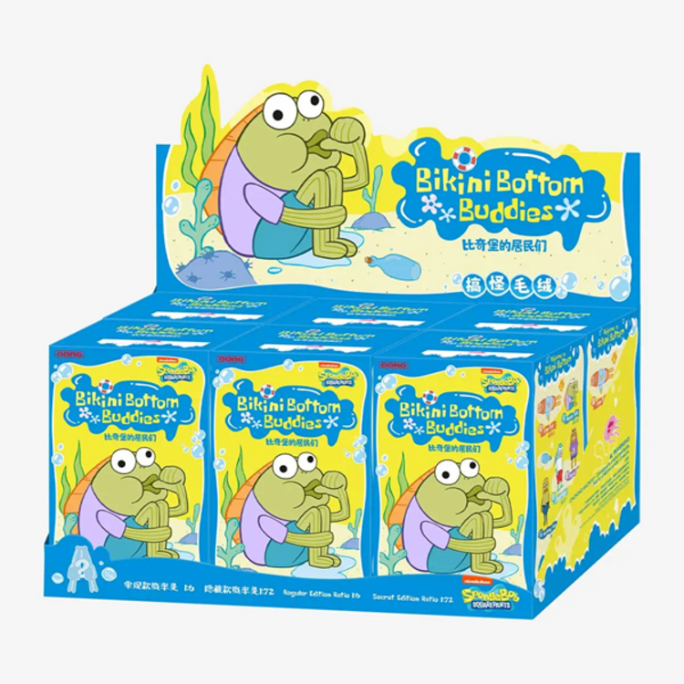 POP MART POP MART - SPONGEBOB [BIKINI BOTTOM BUDDIES SERIES] - PLUSH PENDANT BLINDBOX