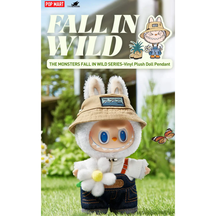 POP MART POP MART - THE MONSTERS [FALL IN WILD SERIES] VINYL PLUSH DOLL PENDANT