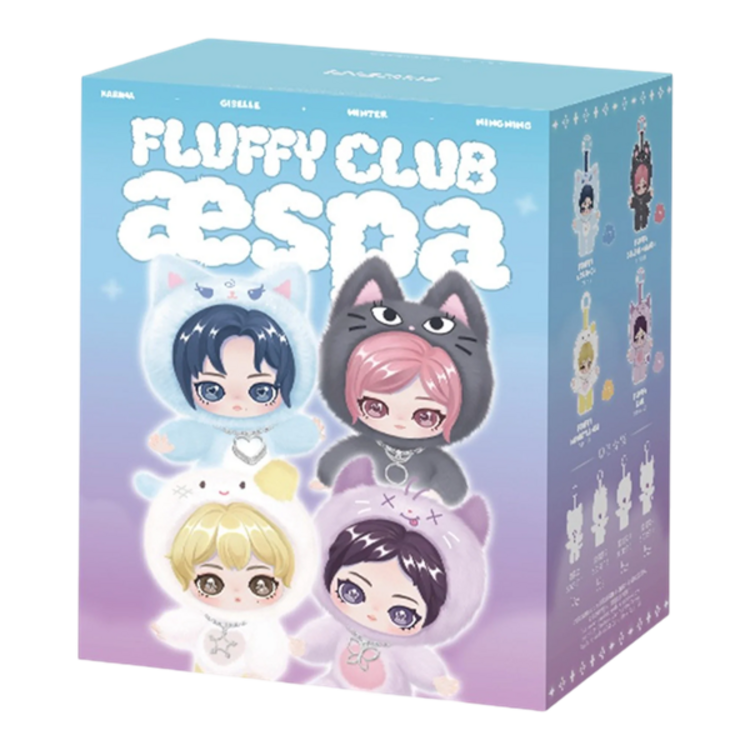 POP MART POP MART - AESPA [FLUFFY CLUB SERIES] - PLUSH PENDANT BLINDBOX