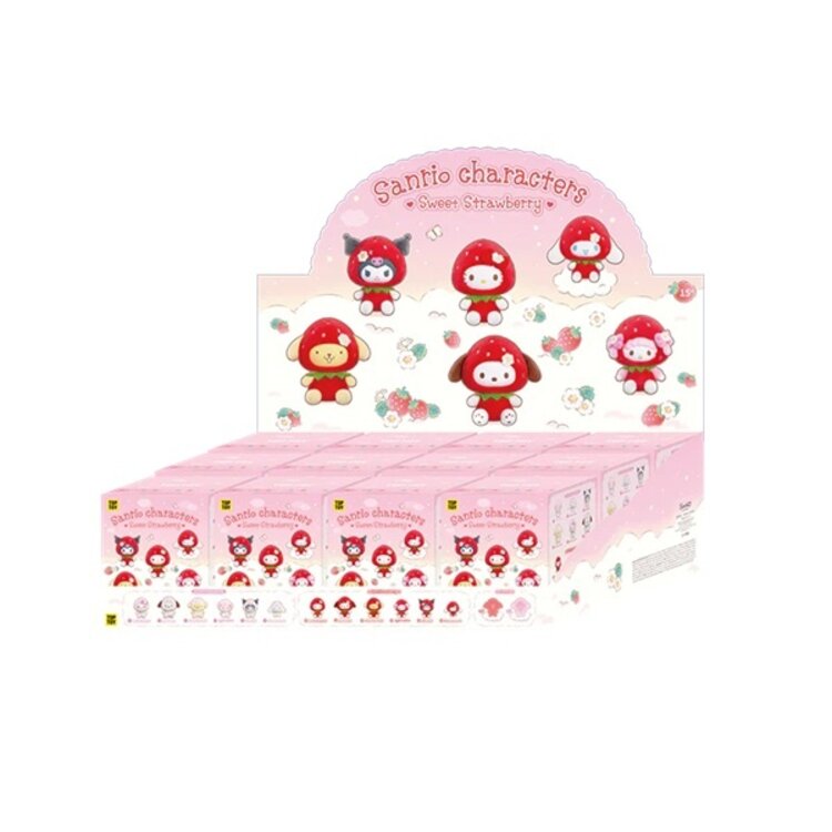 TOP TOY - SANRIO CHARACTERS [SWEET STRAWBERRY] - PLUSH DOLL KEYCHAIN BLINDBOX