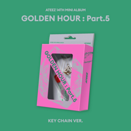 [PREORDER] ATEEZ (에이티즈) - GOLDEN HOUR PART.5 - [KEY CHAIN VER.] - 14TH MINI ALBUM