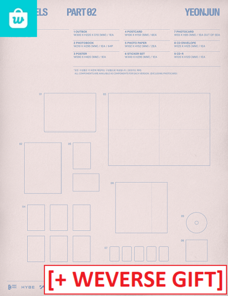 [PREORDER] YEONJUN (연준) [TXT] - NO LABELS PART 02 - 2ND MINI ALBUM + [WEVERSE GIFT]